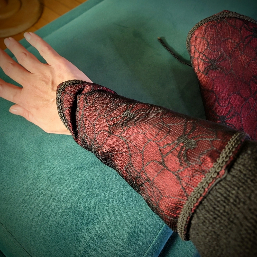 Bespoke Gothic/Medieval Bracers, Designer Marie Osée